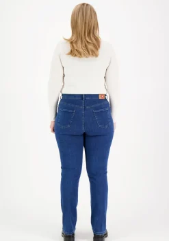 Naisten Farkut, Caramel 7345 Curvy Fit Indigo><noscript><img width=