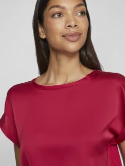 VIELLETTE S/S SATIN TOP - NOOS><noscript><img width=