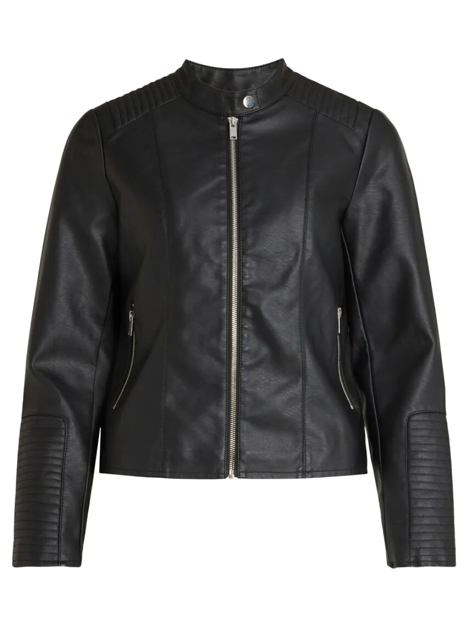 keinonahkatakki, VIBLUE COATEDJACKET>Vila Discount