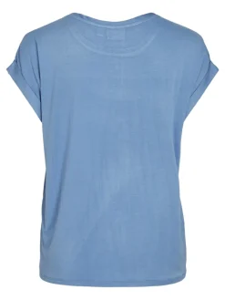 lyhythihainen toppi, VIELLETTE S/S SATIN TOP><noscript><img width=