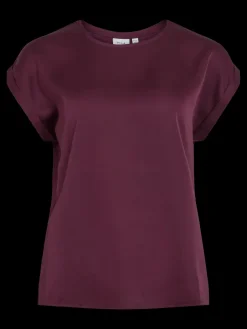 lyhythihainen toppi, VIELLETTE S/S SATIN TOP><noscript><img width=