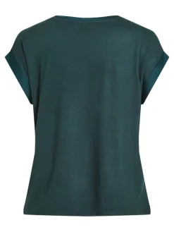 lyhythihainen toppi, VIELLETTE S/S SATIN TOP><noscript><img width=