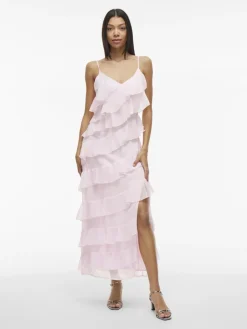 naisten mekko, VILUNA STRAP DRESS>Vila Hot