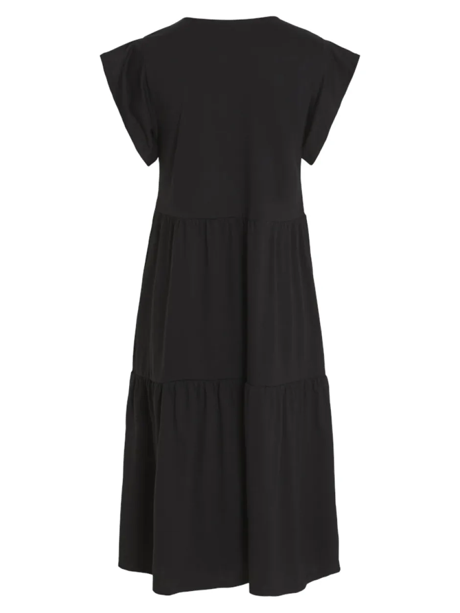 naisten mekko, VISUMMER S/S MIDI DRESS>Vila Online