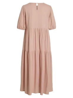 naisten mekko, VISUMMER LIN 2/4 MIDI DRESS>Vila Hot