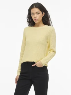 naisten neulepaita VIDalo O-Neck L/S Knit Top-NOOS,>Vila Clearance