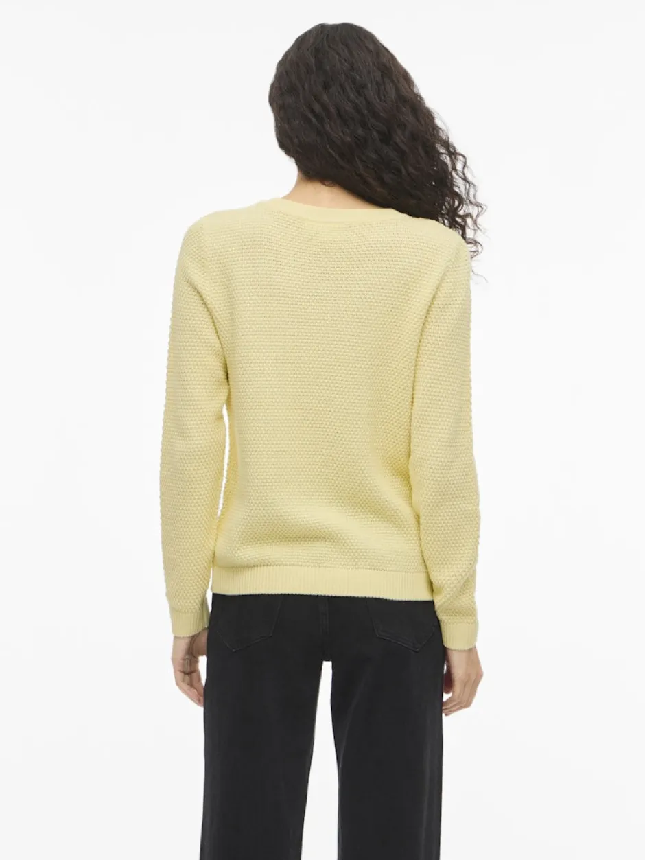 naisten neulepaita VIDalo O-Neck L/S Knit Top-NOOS,>Vila Clearance