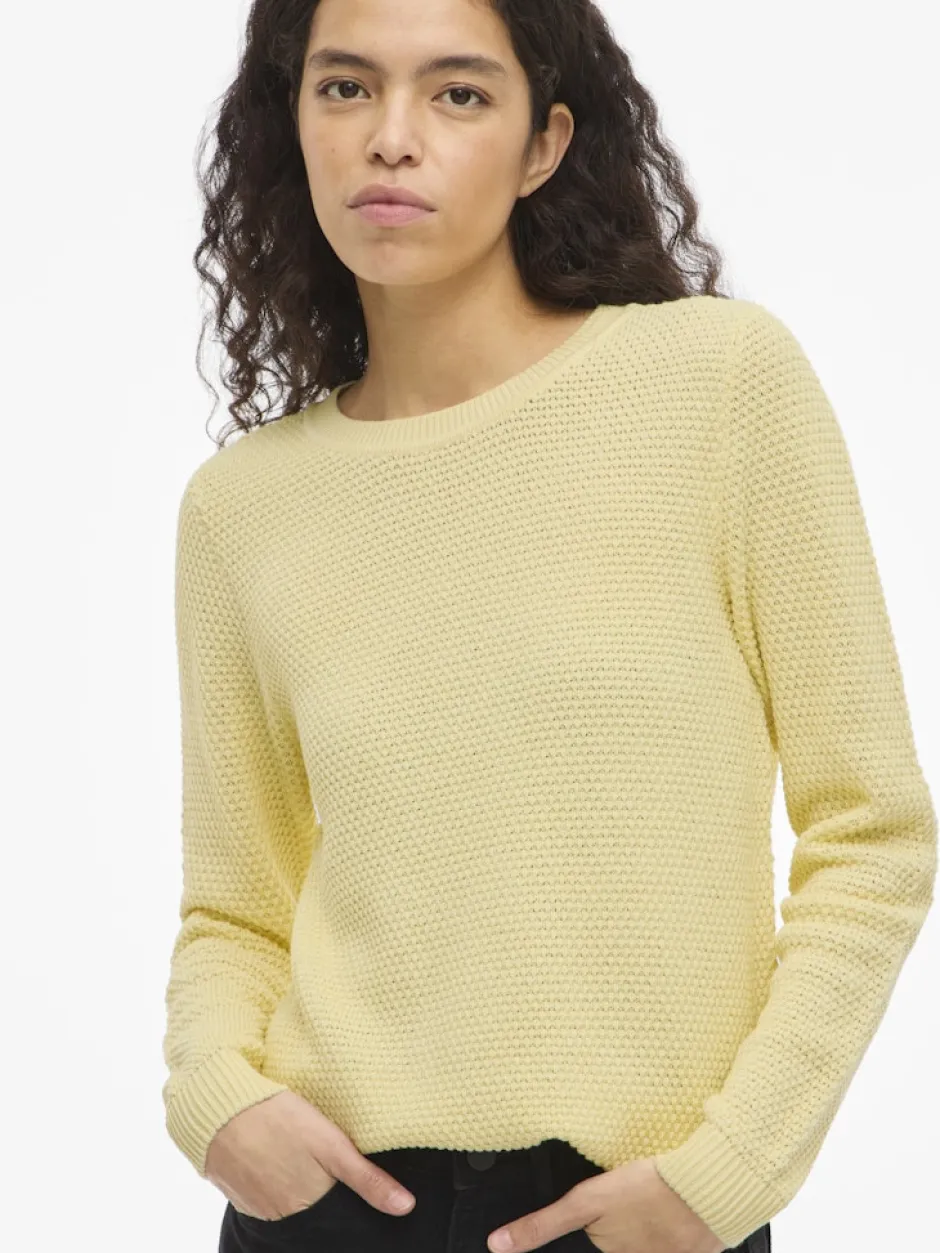 naisten neulepaita VIDalo O-Neck L/S Knit Top-NOOS,>Vila Clearance