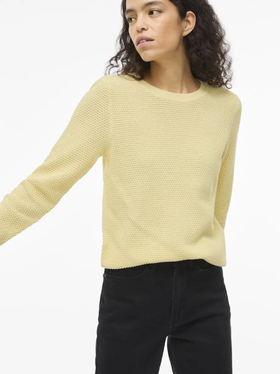 naisten neulepaita VIDalo O-Neck L/S Knit Top-NOOS,>Vila Clearance