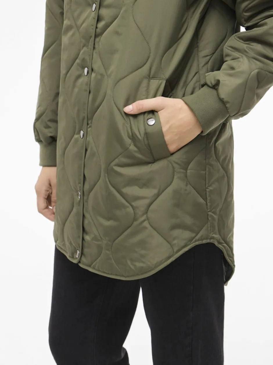 naisten tikkitakki VITATE L/S QUILT JACKET - NOOS,>Vila New