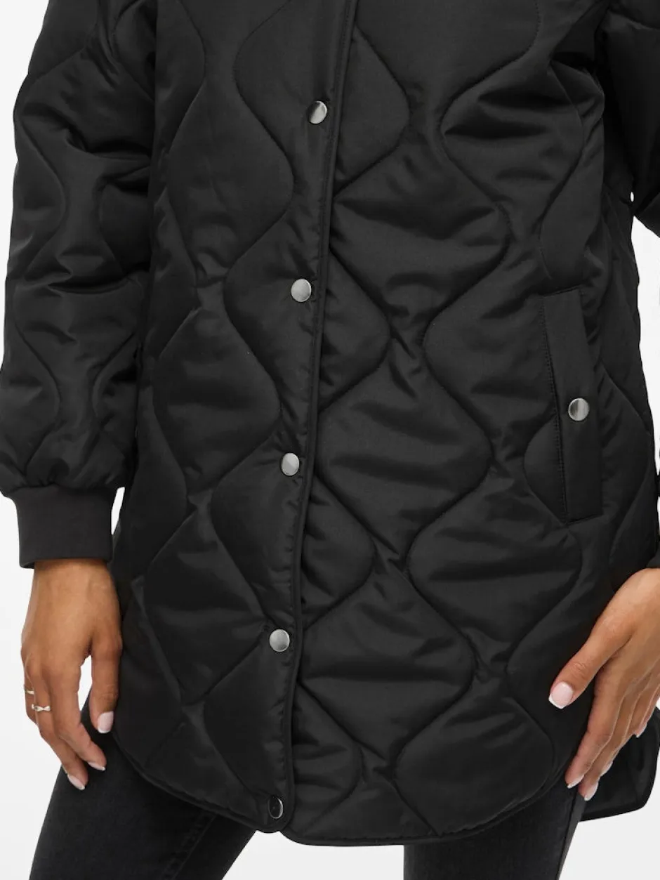 naisten tikkitakki VITATE L/S QUILT JACKET - NOOS,>Vila Online