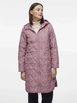 naisten tikkitakki, VIQUILA LS HOODED COAT>Vila Online