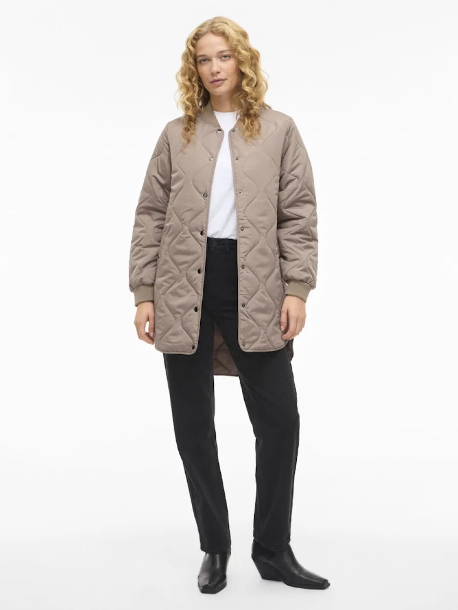 naisten tikkitakki VITATE L/S QUILT JACKET - NOOS,>Vila Best