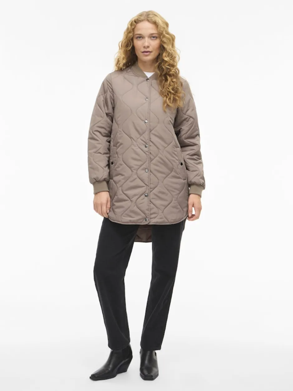 naisten tikkitakki VITATE L/S QUILT JACKET - NOOS,>Vila Best