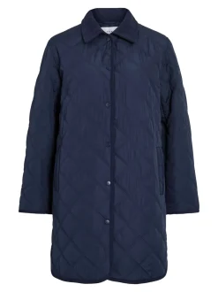 naisten tikkitakki, VIQUILA L/S CORDUROY QUILT LONG JACKET><noscript><img width=