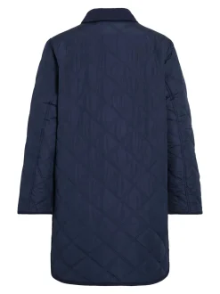 naisten tikkitakki, VIQUILA L/S CORDUROY QUILT LONG JACKET><noscript><img width=