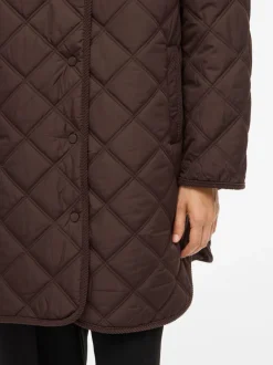 naisten tikkitakki, VIQUILA L/S CORDUROY QUILT LONG JACKET><noscript><img width=