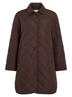 naisten tikkitakki, VIQUILA L/S CORDUROY QUILT LONG JACKET><noscript><img width=