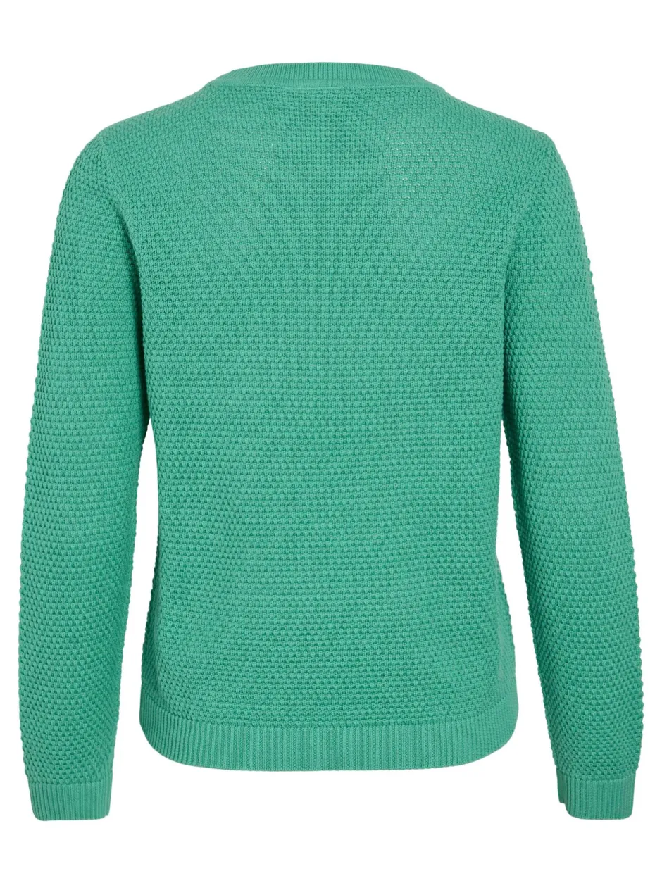 neule K-VIDALO O-NECK L/S KNIT TOP- NOOS,>Vila Sale