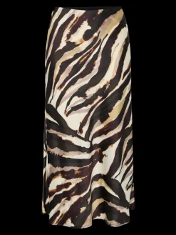 hame, YASPELLA HW MIDI SKIRT Sandshell Zebra Print><noscript><img width=