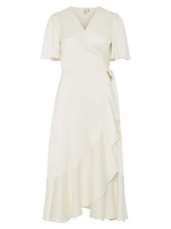 mekko YASTHEA 2/4 MIDI WRAP DRESS S. NOOS,>Y.A.S Clearance