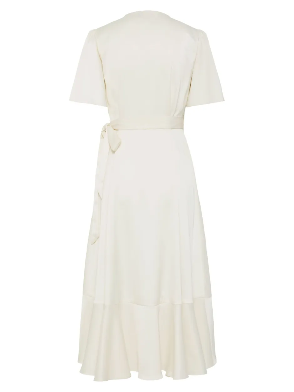 mekko YASTHEA 2/4 MIDI WRAP DRESS S. NOOS,>Y.A.S Clearance