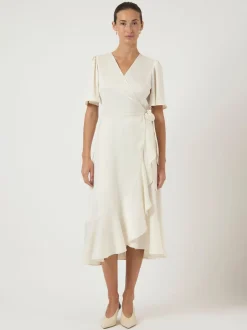 mekko YASTHEA 2/4 MIDI WRAP DRESS S. NOOS,><noscript><img width=