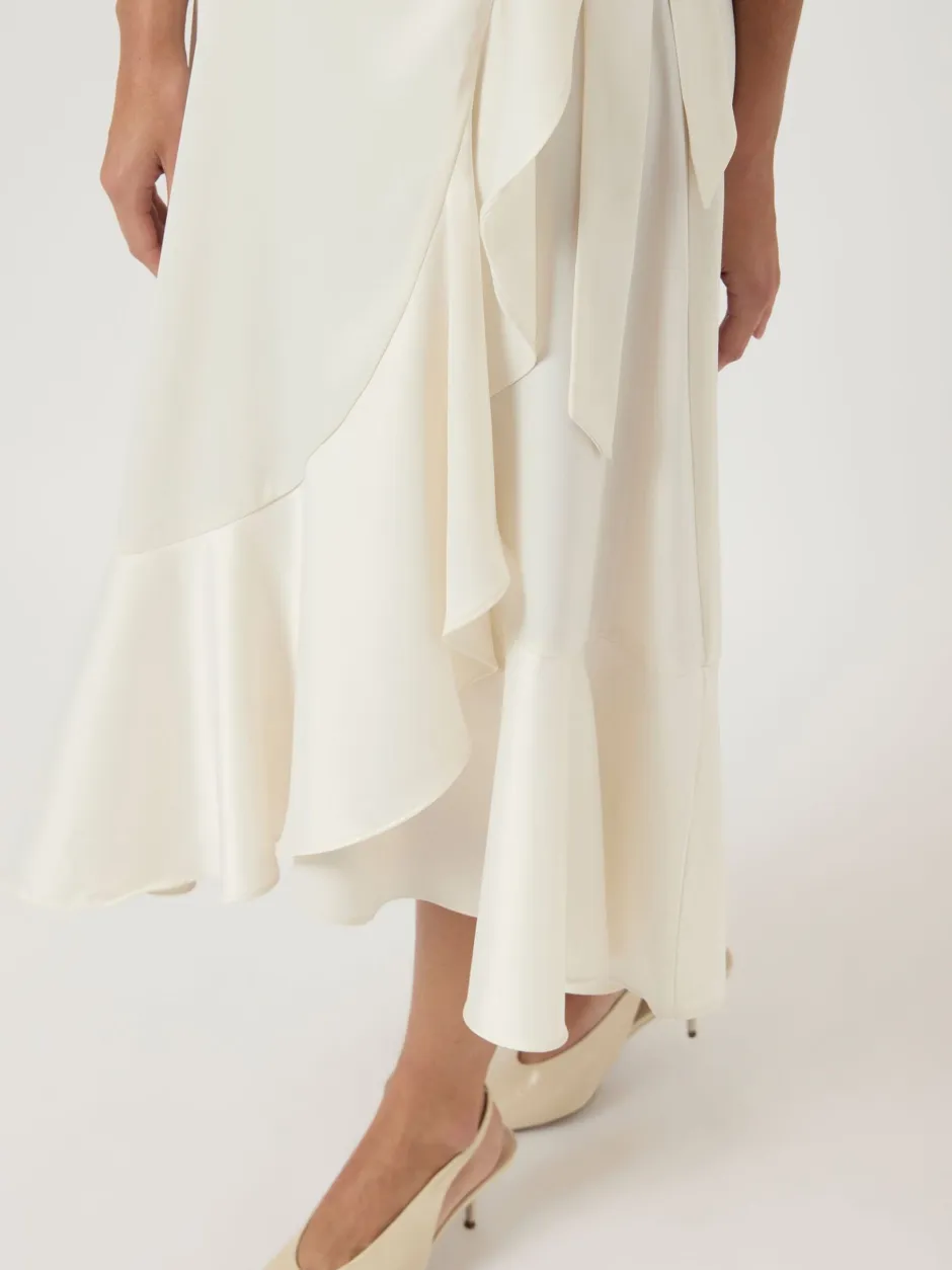 mekko YASTHEA 2/4 MIDI WRAP DRESS S. NOOS,>Y.A.S Clearance