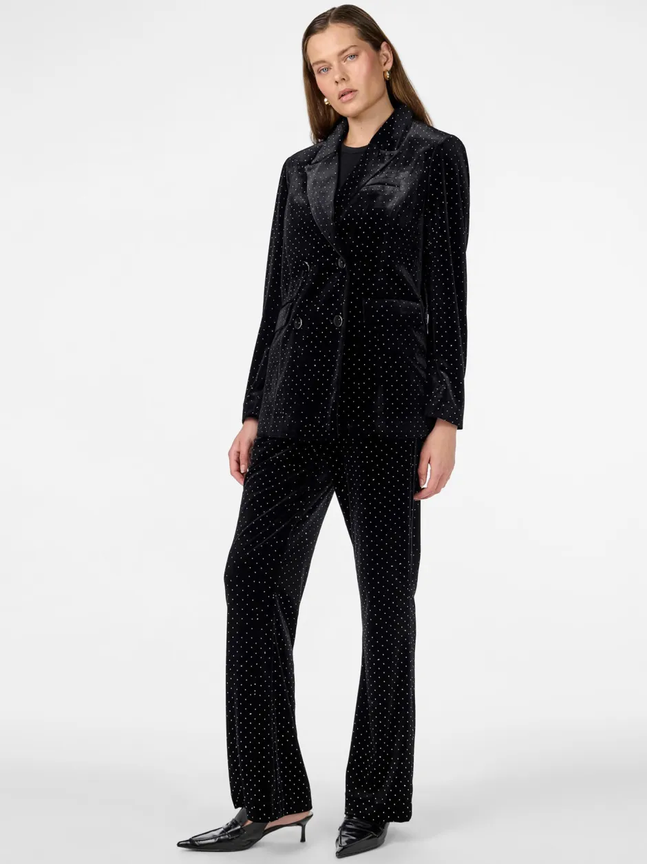 Naisten Bleiseri, YASHELLA LS VELOUR BLAZER>Y.A.S