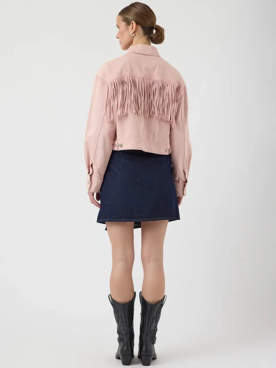 naisten farkkutakki, YASSUN LS CROP DENIM JACKET>Y.A.S Outlet