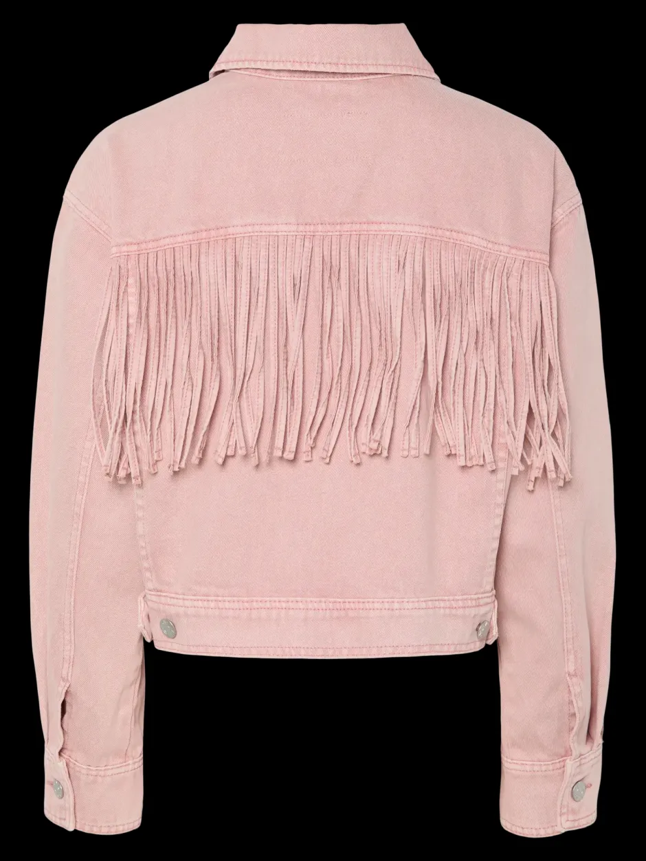 naisten farkkutakki, YASSUN LS CROP DENIM JACKET>Y.A.S Outlet