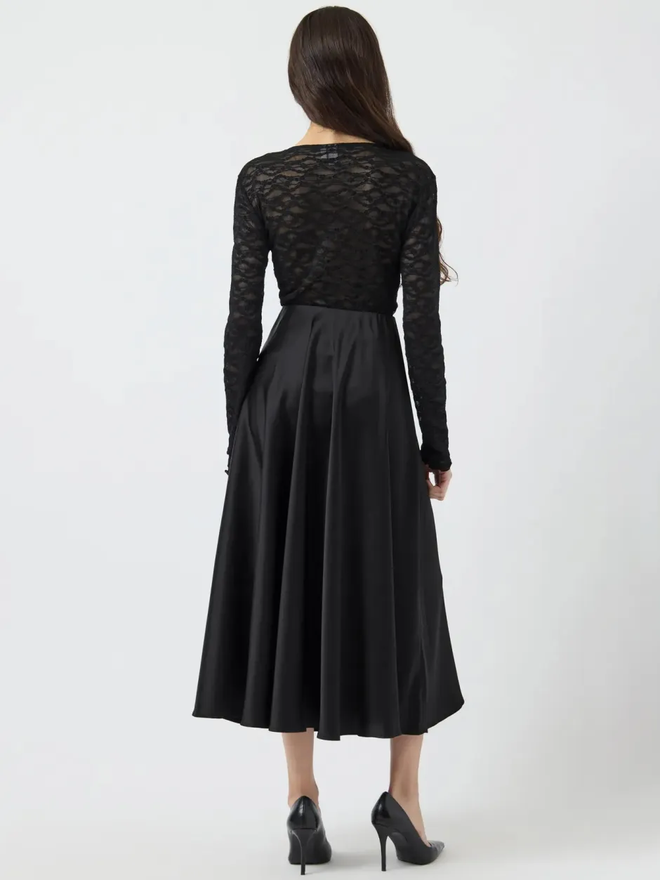 naisten hame, YASPELLA HW VOLUME ANKLE SKIRT>Y.A.S Discount