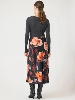 naisten hame YASPELLA HW MIDI SKIRT S. NOOS, Black Pilana><noscript><img width=