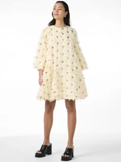 Naisten Mekko, YASABELONE DRESS Sheer Bliss>Y.A.S Hot