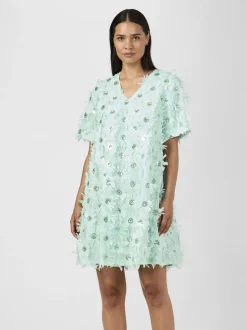 naisten mekko, YASABELONE SS V-NECK DRESS>Y.A.S Online