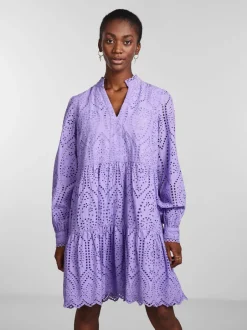 Naisten Mekko YASHOLI LS DRESS S Liila>Y.A.S Online