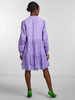 Naisten Mekko YASHOLI LS DRESS S Liila>Y.A.S Online