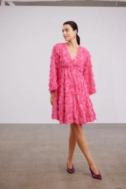 naisten mekko, YASPAZYLLA 7/8 DRESS>Y.A.S