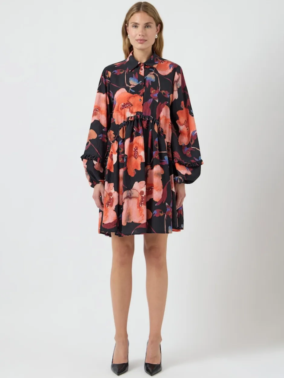 naisten mekko YASPILANA LS DRESS S, Black Pilana>Y.A.S Online