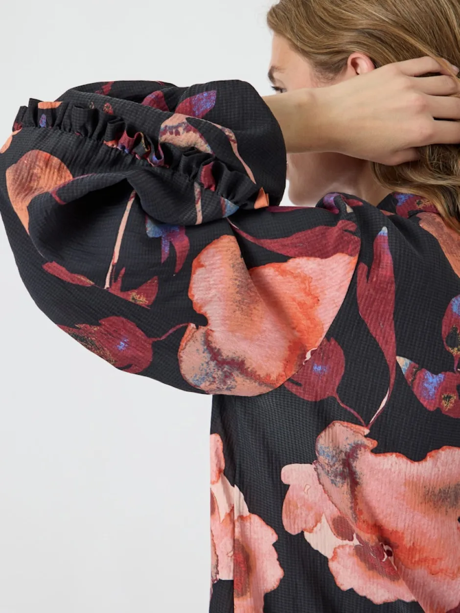 naisten mekko YASPILANA LS DRESS S, Black Pilana>Y.A.S Online