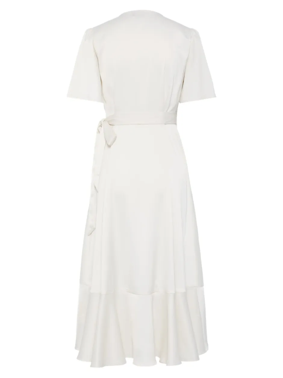 Naisten Mekko, YASTHEA 2/4 MIDI WRAP DRESS>Y.A.S Clearance