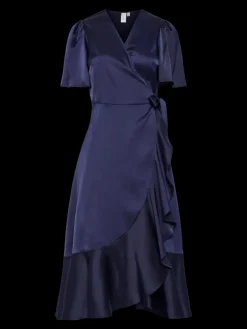 Naisten Mekko, YASTHEA 2/4 MIDI WRAP DRESS><noscript><img width=