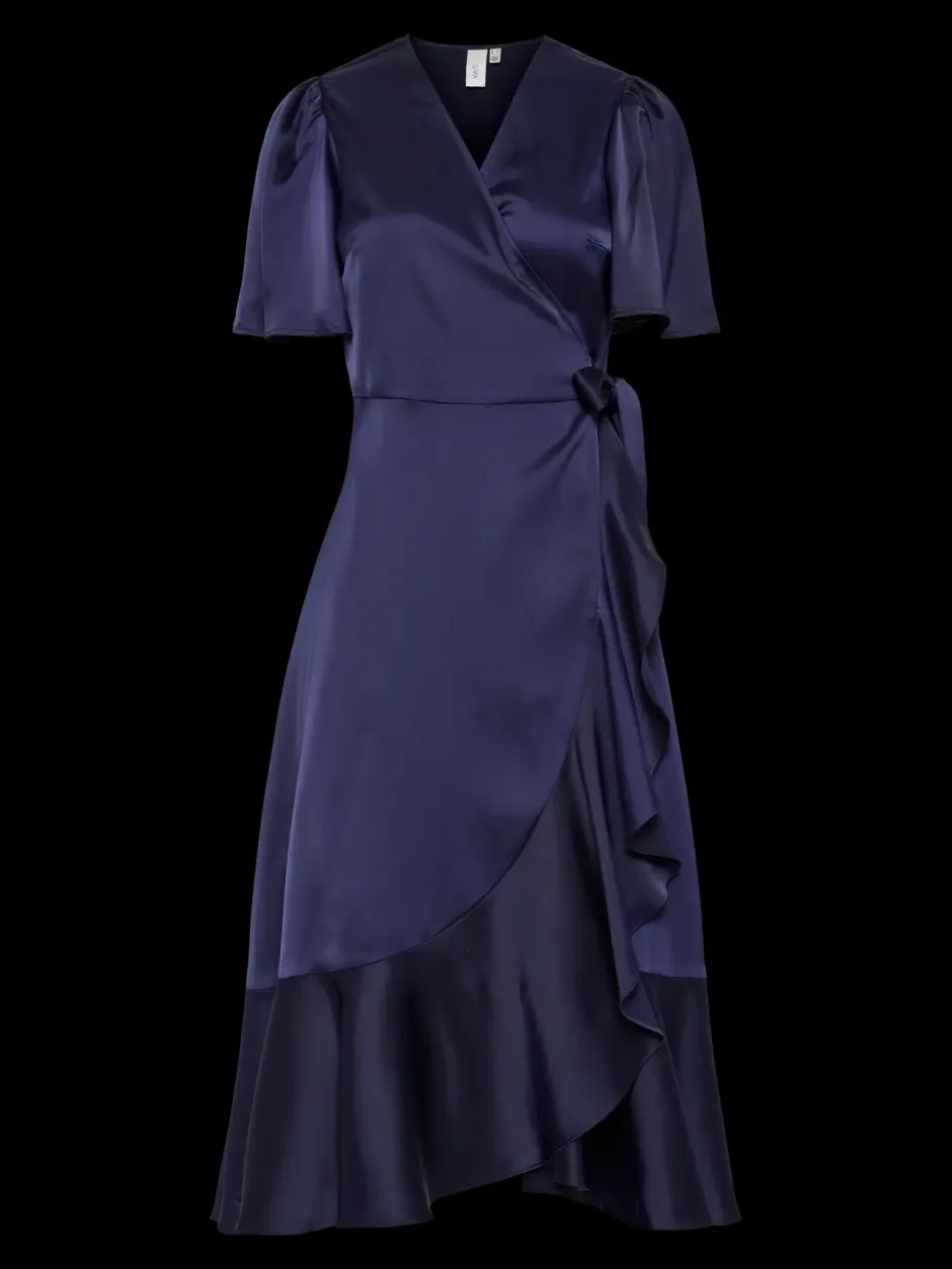 Naisten Mekko, YASTHEA 2/4 MIDI WRAP DRESS>Y.A.S Hot