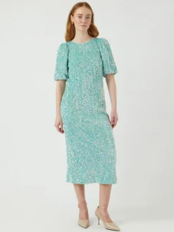 Naisten Midimekko, YASMAJA SEQUIN 2/4 MIDI DRESS>Y.A.S Sale