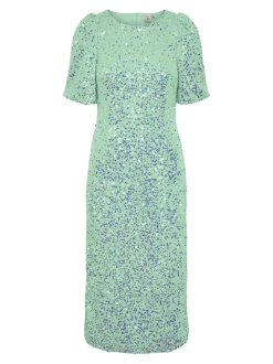 Naisten Midimekko, YASMAJA SEQUIN 2/4 MIDI DRESS>Y.A.S Sale