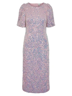 Naisten Midimekko, YASMAJA SEQUIN 2/4 MIDI DRESS><noscript><img width=