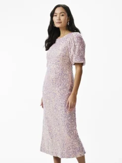 Naisten Midimekko, YASMAJA SEQUIN 2/4 MIDI DRESS><noscript><img width=