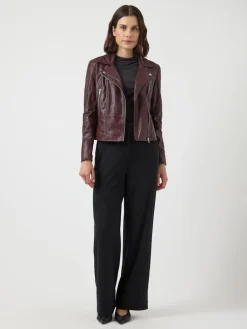 naisten nahkatakki, YASSOPHIE LEATHER JACKET><noscript><img width=