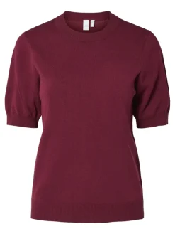 naisten neule, YASLENA SS KNIT PULLOVER S.><noscript><img width=