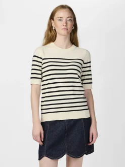 naisten neule, YASLENA SS KNIT PULLOVER S. n>Y.A.S